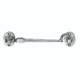 CARLISLE BRASS - AA61CP-BP CABIN HOOK (102MM : 4 INCH) - LIGHTWEIGHT (SILENT PATTERN)