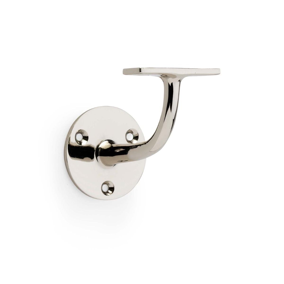 Alexander And Wilks Handrail Bracket (Heavy) 55mm Rose Polished Nickel AW750PN