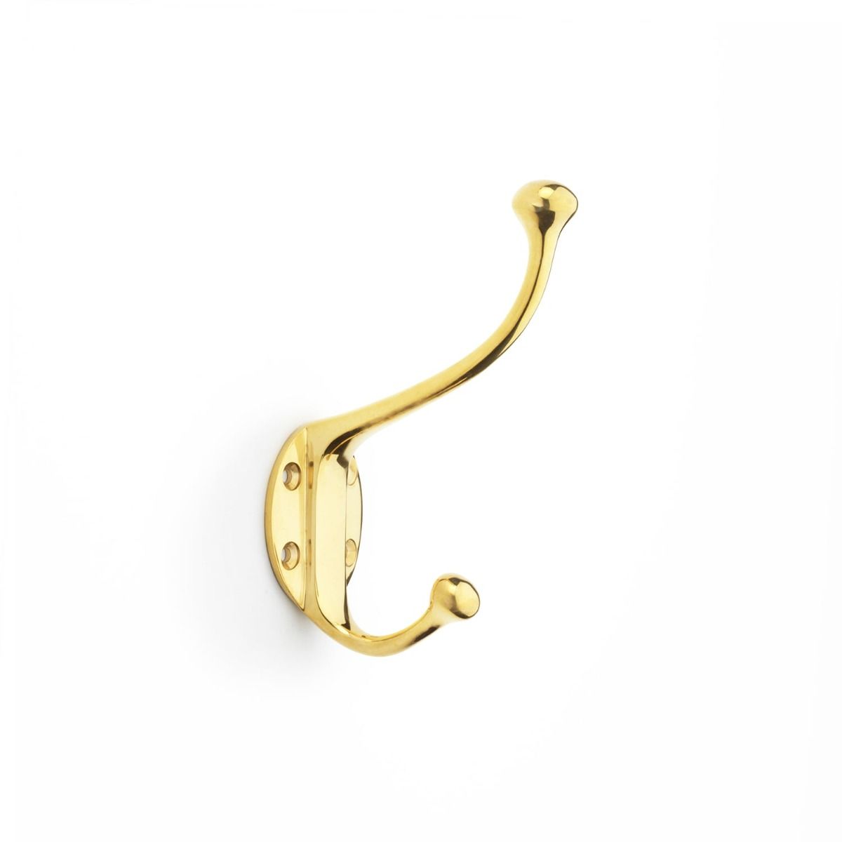 Alexander & Wilks Hat & Coat Hook AW772UB Unlacquered Brass