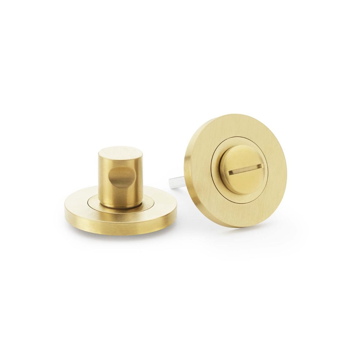 Alexander And Wilks Thumbtun & Release Plain On 50X6mm Rose Satin Brass Pvd AW791SBPVD