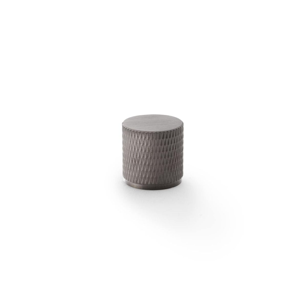 Alexander And Wilks Brunel Diamond Knurled Knob Small 20mm Dark Bronze Pvd AW800-20-DBZPVD