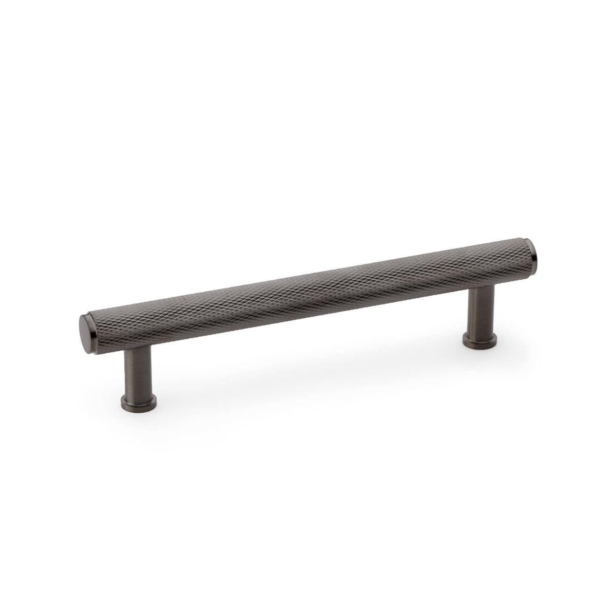 Alexander And Wilks Knurled T-Bar Cabinet Pull 224mm C/C Dark Bronze Pvd /Antique Brass AW809-224-DBZPVD/AB