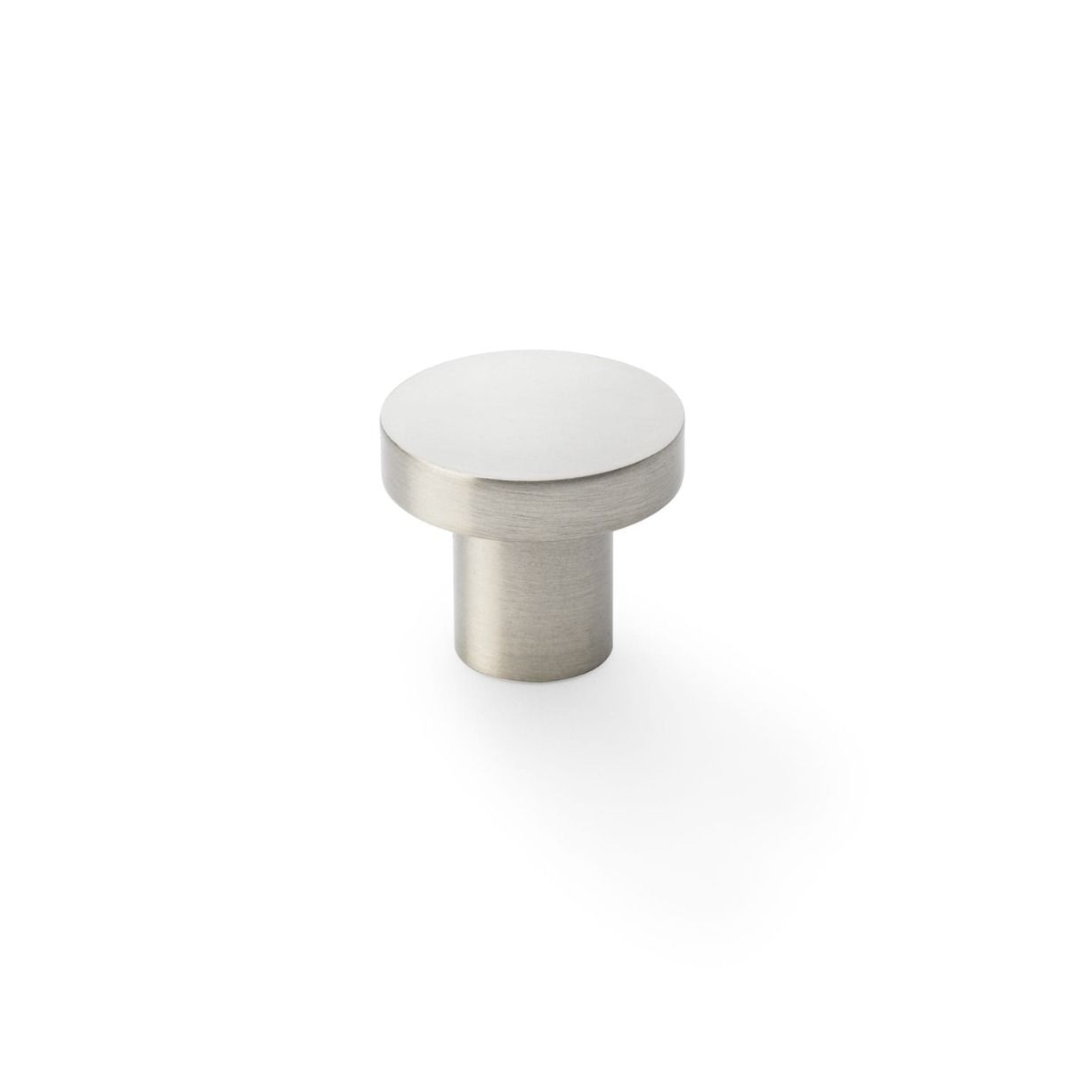 Alexander & Wilks Hanover Cupboard Knob Plain Surface On Face Of Knob AW821-30-SN Satin Nickel