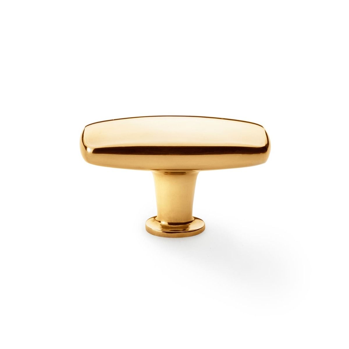 Alexander And Wilks Plain Soap Dish Knob Large 60mm Burnished Brass AW822-60-BB