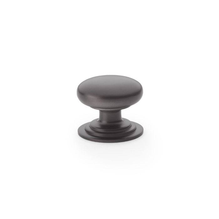 Alexander And Wilks 38mm Rnd Cup Knob Integral Stepped Rose Dark Bronze AW825-38-DBZ