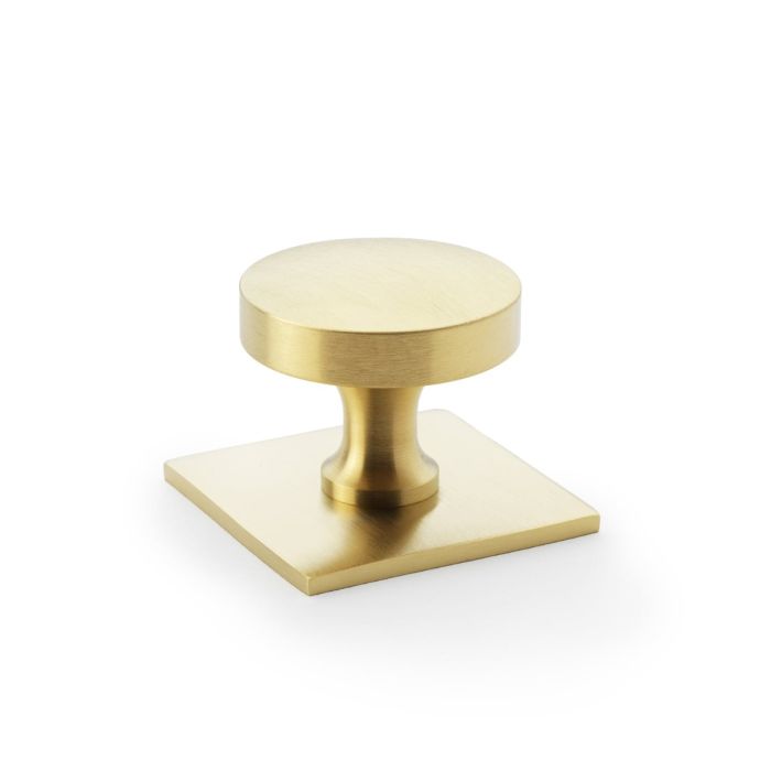 Alexander And Wilks Bullion Cabinet Knob 38mm Satin Brass Pvd AW835-38-SBPVD