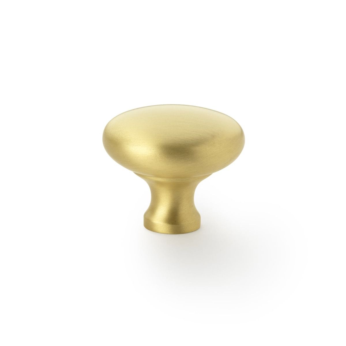 Alexander And Wilks Wade Round Cabinet Knob 38mm Satin Brass AW836-38-SB