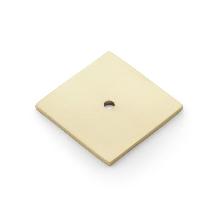 Alexander And Wilks Bullion Square Backplate - 45Mm AW894-45-SBPVD Satin Brass Pvd