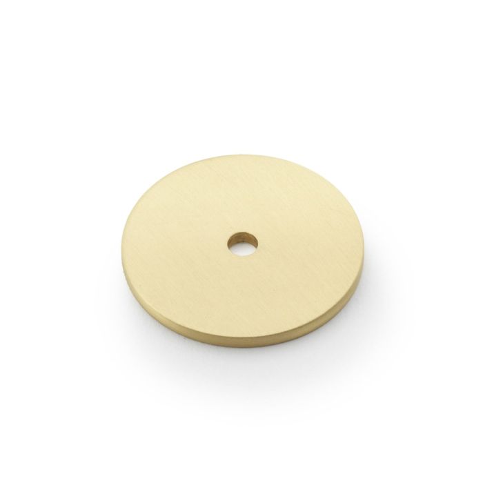 Alexander & Wilks Circular Backplate To Suit Cabinet Hardware AW895-30-SB Satin Brass