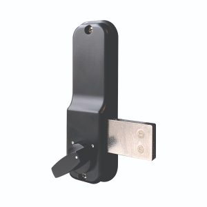 The CODELOCKS Mechanical Digital Lock Marine 200 Series Surface Bolt Black Marine Grade