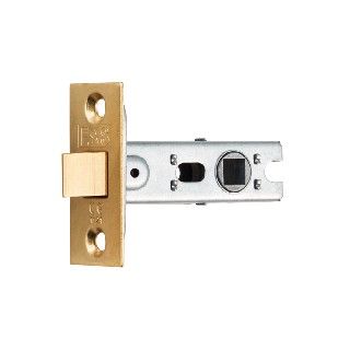 CARLISLE BRASS - BTL1-BP 2.5" CE B/T TUBULAR MORTICE LATCH SQ & RAD EB