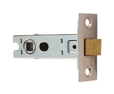 CARLISLE BRASS - BTL2-BP 2.5" CE B/T TUBULAR MORTICE LATCH SQ & RAD NP