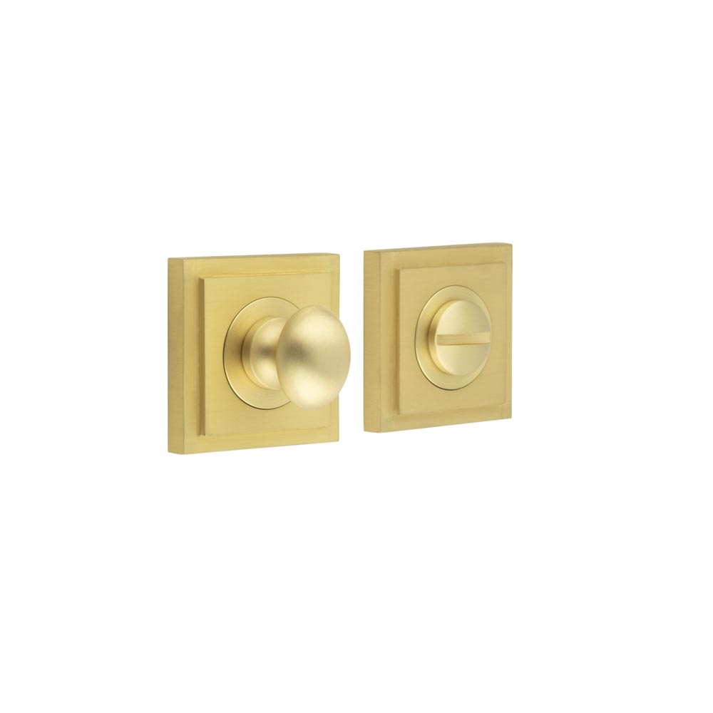 Burlington Turns & Releases Inner 1 Square Stepped Rose Satin Brass