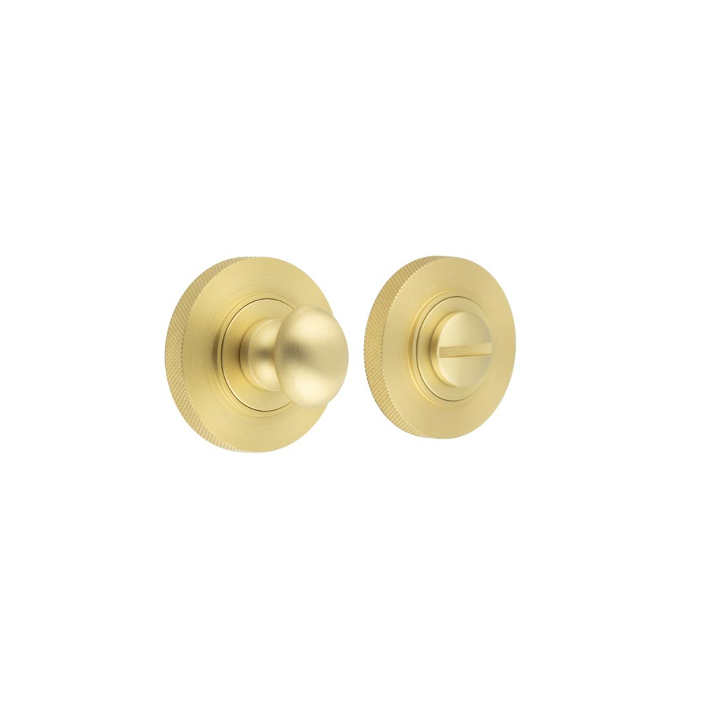 Burlington Turns & Releases Inner 1 Knurled Rose Satin Brass