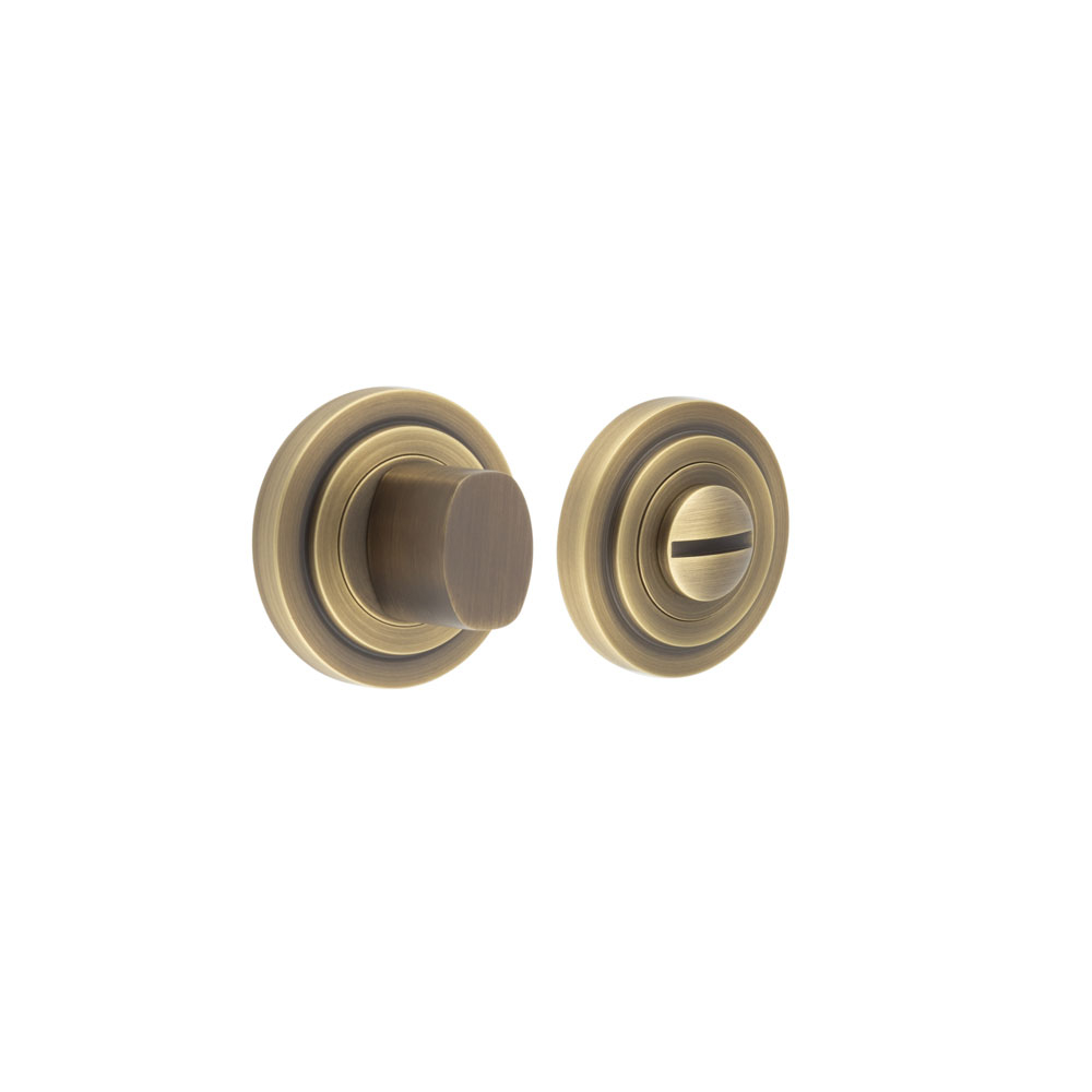 Burlington Turns & Releases Inner 3 Stepped Rose Antique Brass