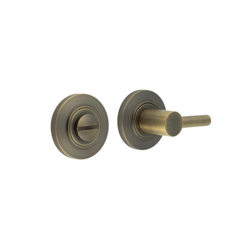 Burlington Easy Turn & Release Chamfered Rose Antique Brass