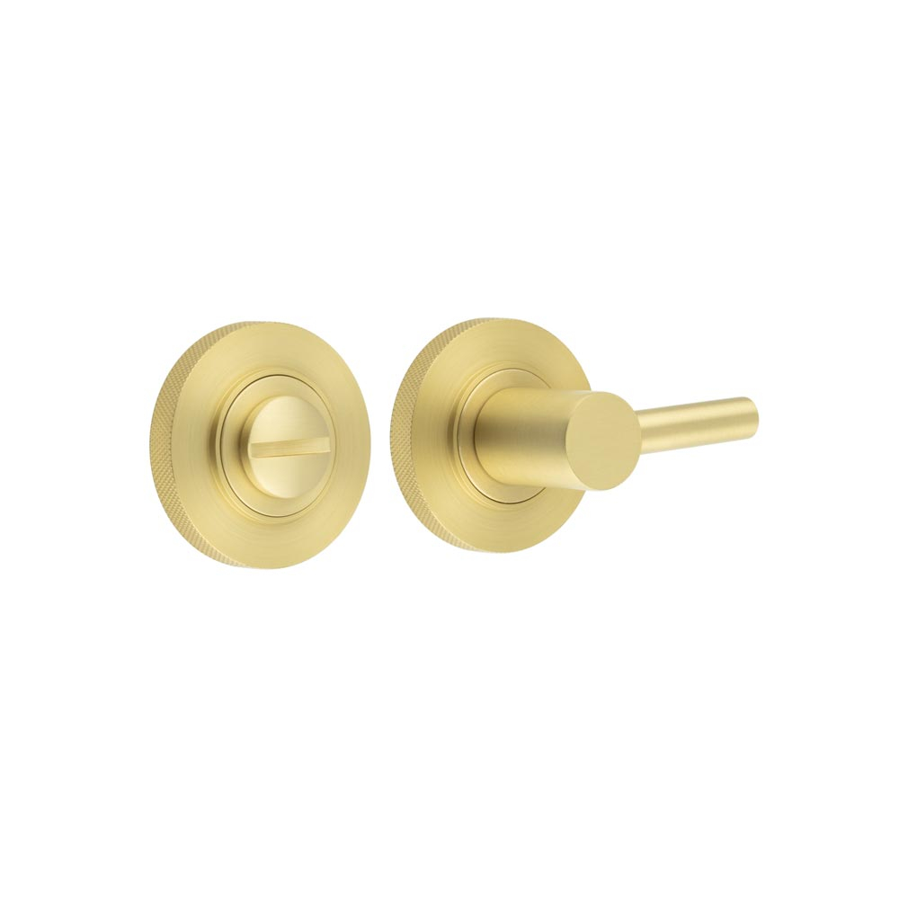 Burlington Easy Turn & Release Knurled Rose Satin Brass