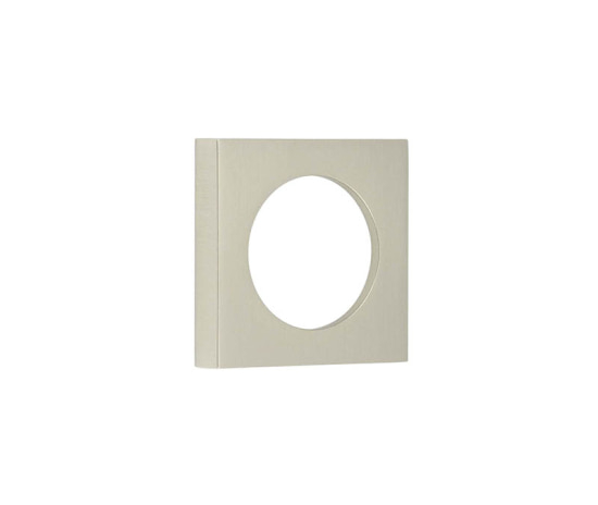 52x52mm SN plain square outer rose for esc