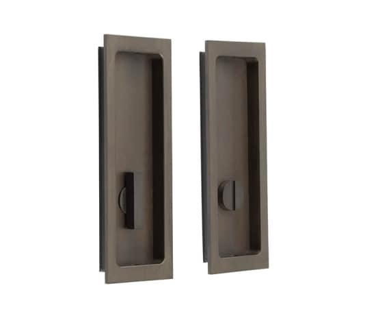 150x55x3mm DB rectangular WC flush pull set