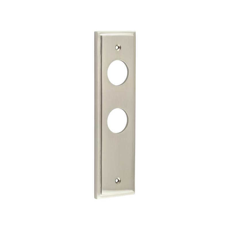 200X55MM SN BATH 78MM C/C back plates for lever on rose