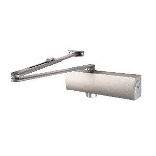 CARLISLE BRASS - CDG025-SV (DCV2025BC) OVERHEAD DOOR CLOSER EN2-5 BY SPRING C/W BACK CHECK C/W FIG 6 BRACKET EN1154 - SILVER - CE & CERTIFIRE