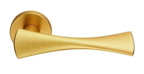 CARLISLE BRASS - CEB130SB TORO (532) LEVER ON CONCEALED FIX ROUND ROSE - MP35 - (SATIN BRASS)