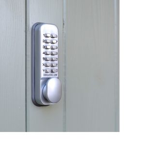 CODELOCKS Mechanical Digital Locks 100 series Surface Bolt Silver Grey