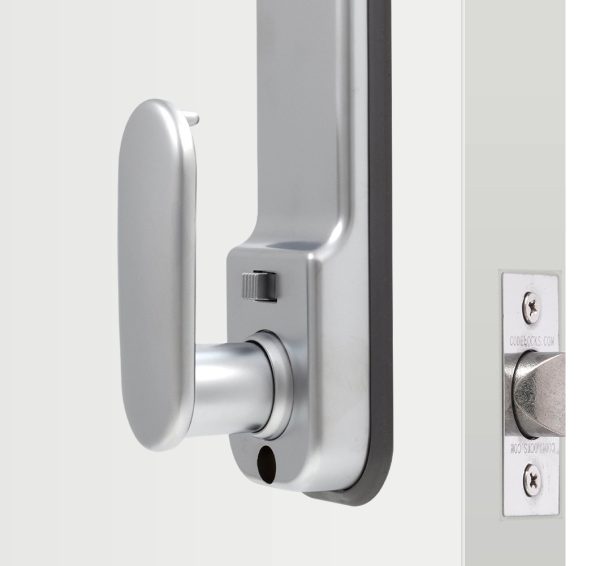 CODELOCKS Mechanical Digital Locks 100 series Mortice Latch Hold open Polished Brass