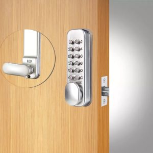 CODELOCKS Mechanical Digital Locks 100 series Mortice Latch Quick Code Silver Grey