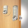 CODELOCKS CL2210 Electronic Digital Lock Mortice Deadbolt PVD B/Steel