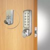 CODELOCKS CL2255 Electronic Digital Lock Front Plate + SLAM LATCH Brushed Steel