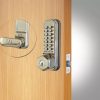 CODELOCKS Mechanical Digital Lock 200 series Mortice Latch Key Override Dual Backplate Stainless Steel