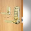 CODELOCKS CL4000 Electronic Digital Lock Tubular Mortice Latch PVD P/Brass