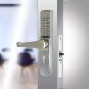 CODELOCKS 470 Mechanical Digital Locks 400 series Narrow Stile Euro Cylinder Lever Handle PVD Stainless Steel