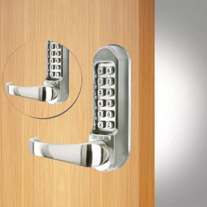 CODELOCKS 505 Mechanical Digital Lock 500 series Back to Back PVD Passage Set PVD Stainless Steel