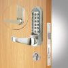 CODELOCKS 520 Mechanical Digital Lock 500 series with Anti-Panic Mort.Lock D/Cyl PVD Stainless Steel