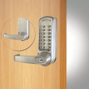 CODELOCKS 600 Mechanical Digital Locks 600 series Front & Back Plate only PVD Brushed Steel