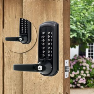 CODELOCKS 610 Mechanical Digital Locks Marine 600 series Back to Back Mortice Latch Marine Grade Black