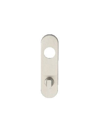 CARLISLE BRASS - CPRT1170-78SSS 174 X 45 X 8MM STEELWORX RADIUS BACKPLATES - BATHROOM (78MM C/C) + SMALL TURN & RELEASE