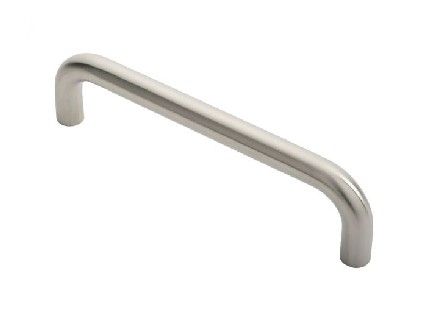 CARLISLE BRASS - CSD1225-BP STEELWORX 19MM DIA. D PULL HANDLE - BOLT THROUGH (225MM C/C)