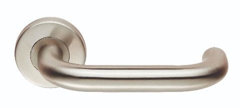 CARLISLE BRASS - CSL1190BSS-201B NERA 19MM DIA. SAFETY LEVER ON CONCEALED FIX SPRUNG ROUND ROSE G201