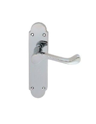 CARLISLE BRASS - DL167CP-BP OAKLEY LEVER ON BACKPLATE - LATCH