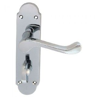 CARLISLE BRASS - DL168WCCP-BP OAKLEY LEVER ON BACKPLATE - BATHROOM 57MM C/C