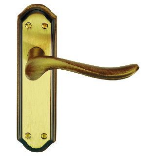 CARLISLE BRASS - DL451FB-BP LYTHAM LEVER ON BACKPLATE - LATCH