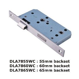 DLA7860WCSSS DIN Bathroom Lock