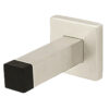 Steelworx Square Skirting Wall Door Stop With Rubber Buffer - Grade 304 Satin Stainless Steel