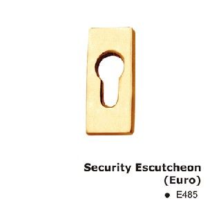 E485PB Security Escutcheon (Euro)