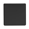 Eurolite Ecmb1B Single Blank Flat Concealed Matt Black Plate