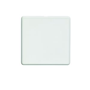 Eurolite Ecw1B Single Blank Flat Concealed White Plate