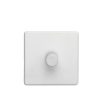 Eurolite Ecw1D400 1 Gang 400W Push On Off 2Way Dimmer Flat Concealed White Plate